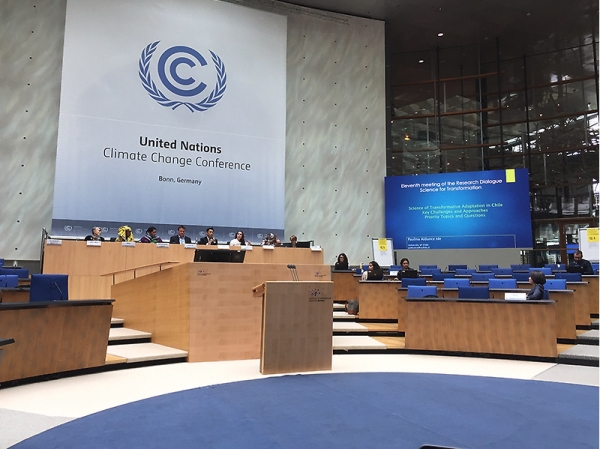 La Conferencia de transformación fue presentada en reunión de la COP en Bonn